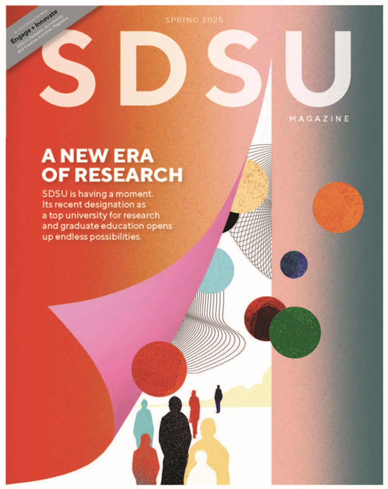 Cover of SDSU Magazine 2025