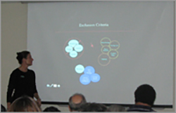 Dr. Julia Evans presenting