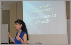 Dr. Marian Liebowitz presenting