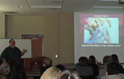 Dr. Ted Cranford presenting